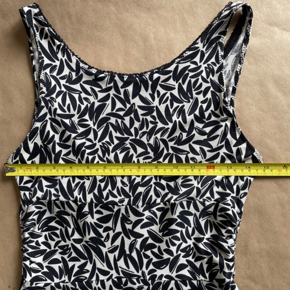 Gerard Darel Black and Cream printed dress size 38 - Picture 6 of 7